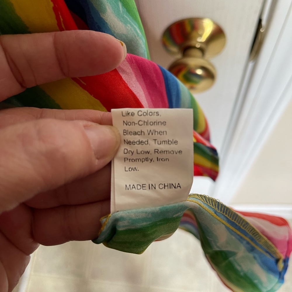 Shein nwot 4x rainbow sundress - Picture 5 of 7